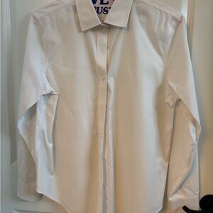 Brooks Brothers Crisp White Button-Up Blouse